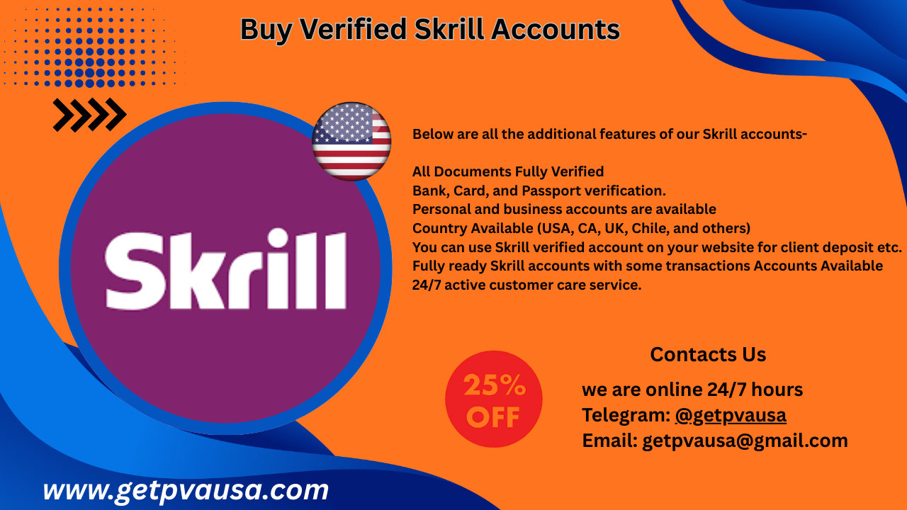 Buy Verified Skrill Accounts